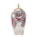 Imitation cashmere pashmina scarf double - side multicolor winter plaid blanket scarf